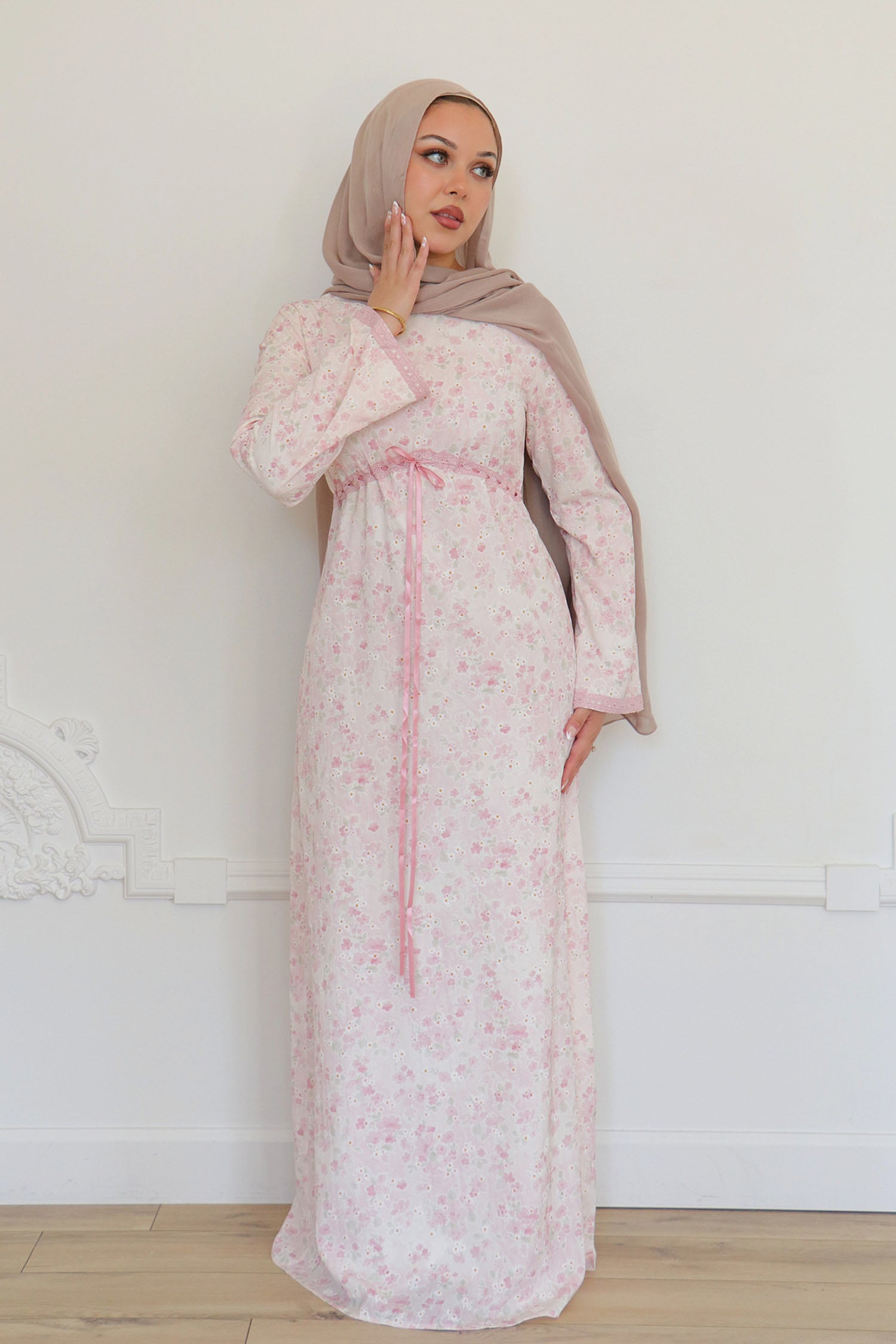 quinn floral cutout maxi dress Smith & Quinn | The Clementine | Dusty Bloom | Women's size L | Bridesmaid Long Dress