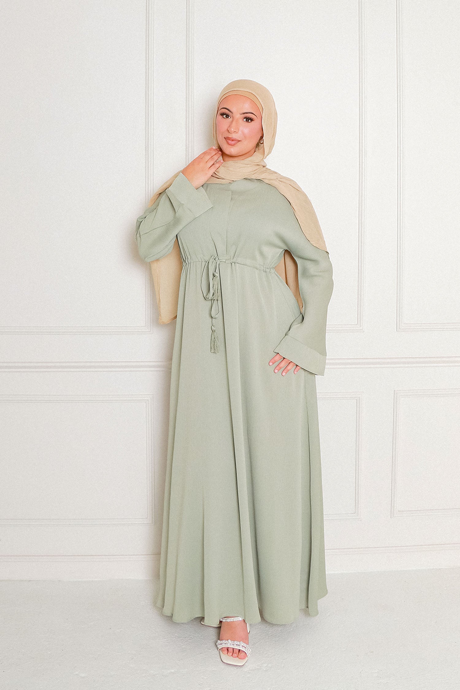fitted lace wedding dress Buy Abaya Inner Slip Dress | Inner slip dress abaya , Abaya Store Near Me |  US Delivery | Canada | Germany | Dubai main image 0