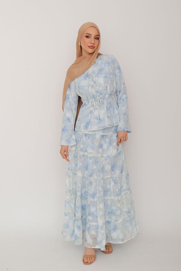 Nisa Maxi Set- Sea Blue