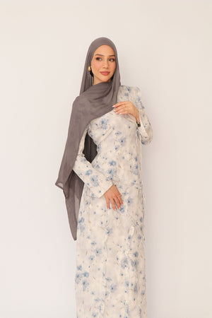 Daisy Floral Maxi Dress- Blue