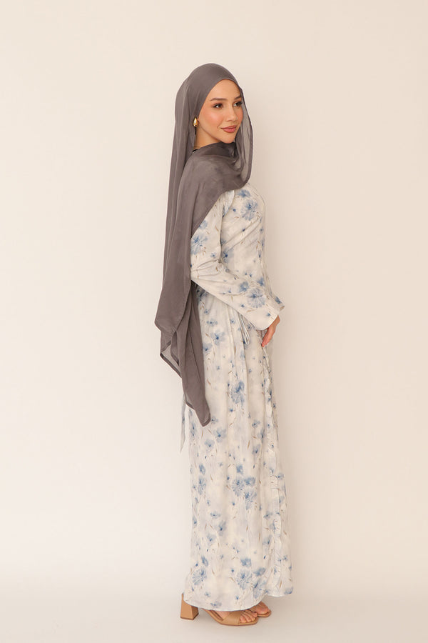 Daisy Floral Maxi Dress- Blue