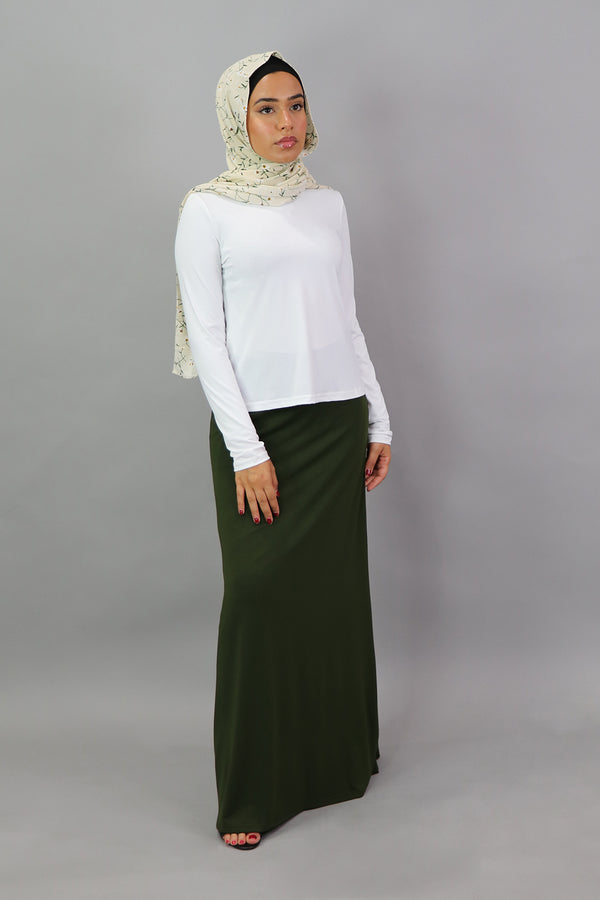 White Long Sleeve Top (4549430411321)