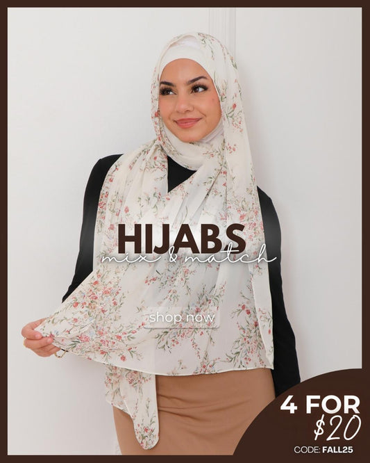 Fall Floral Hijabs