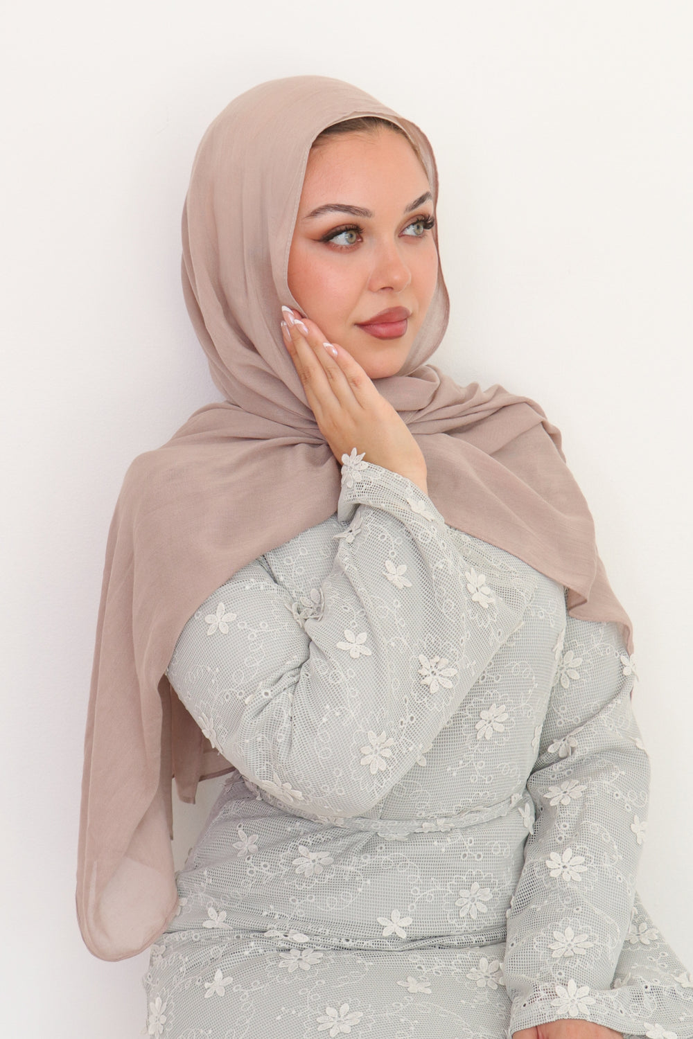 Premium Modal Scarf- Stone