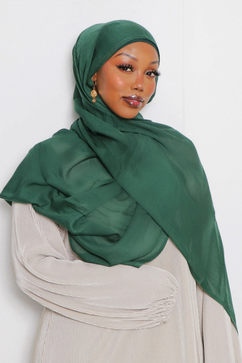 Rima Modal Scarf- Emerald Green