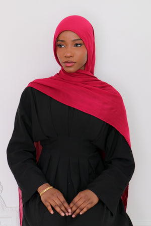 Premium Modal Scarf- Hibiscus