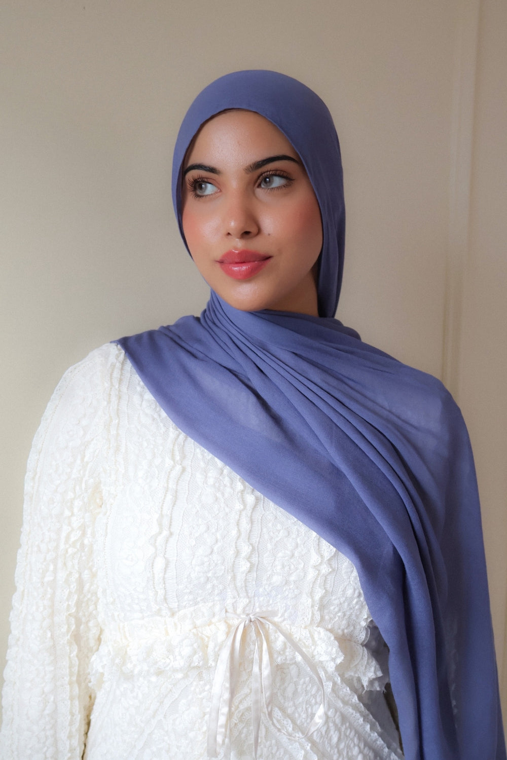 Premium Modal Scarf- Denim Blue