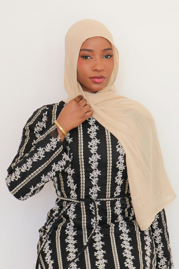 Premium Modal Scarf- Cream