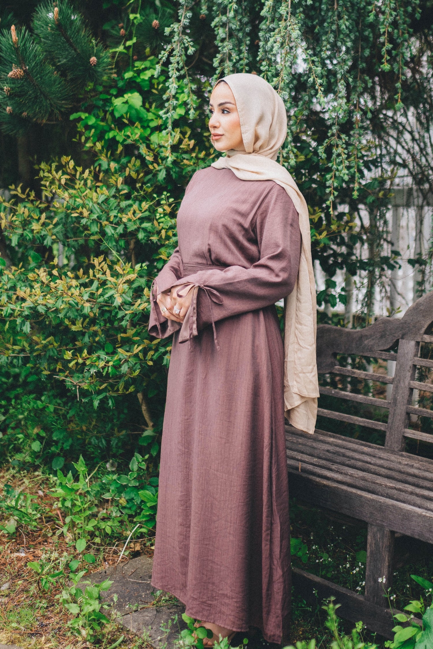 brown textured maxi dress Vestido Maxi Con Textura Maylee - Brown Combo
