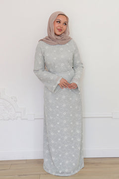 Elena Lace Maxi Dress- Sage