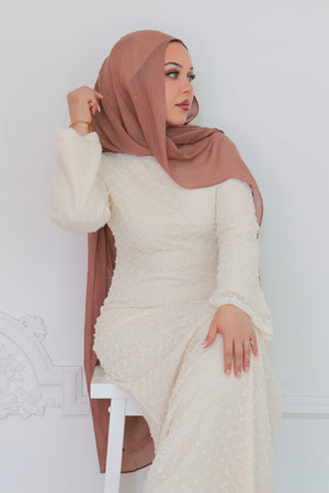Elena Lace Maxi Dress- cream