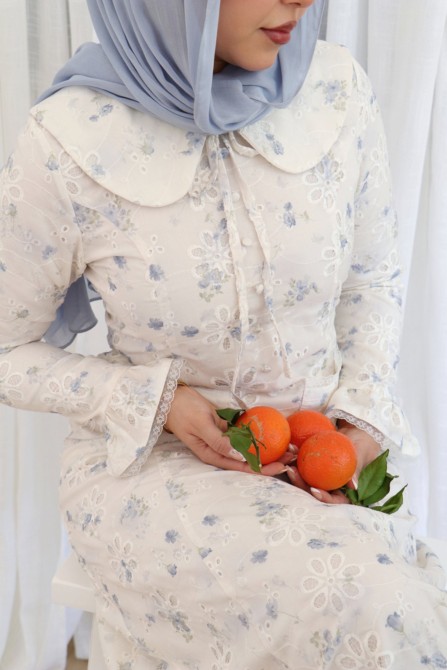 Elora Lace Floral Dress