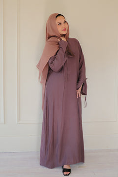 Amara Textured Maxi Dress- Mauve