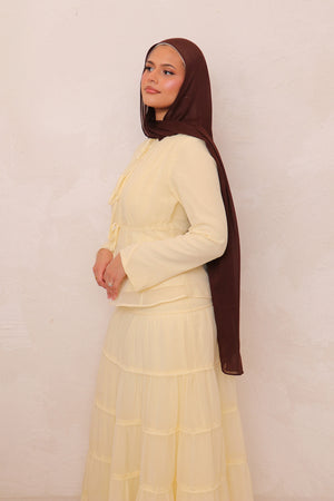 Nisa Maxi Set- Butter Yellow