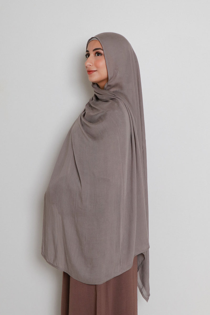 Rima Modal Scarf- Smoky Gray