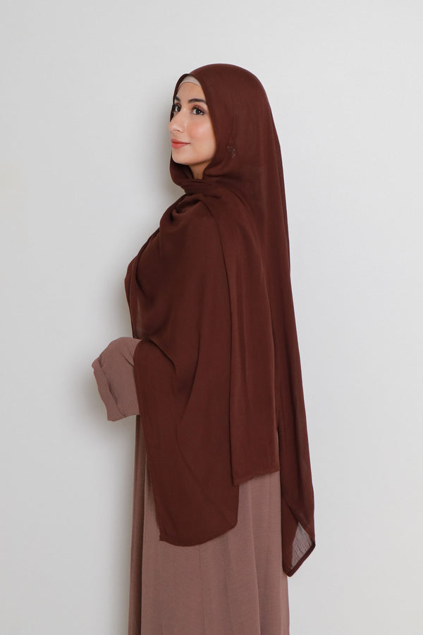 Rima Modal Scarf- Brown