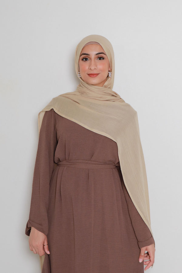 Rima Modal Scarf- Beige