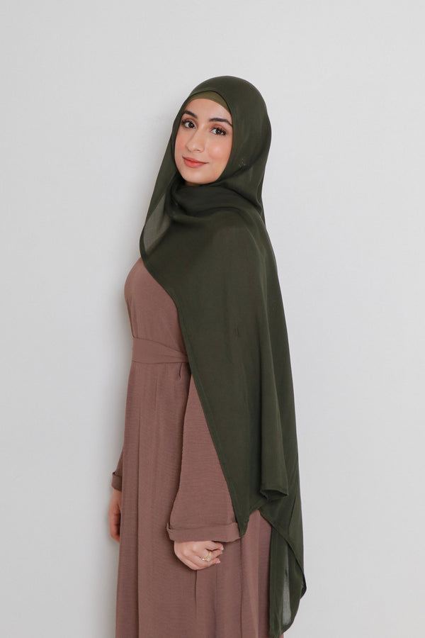 Rima Modal Scarf- Army Green