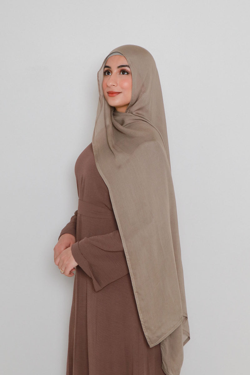 Rima Modal Scarf- Taupe