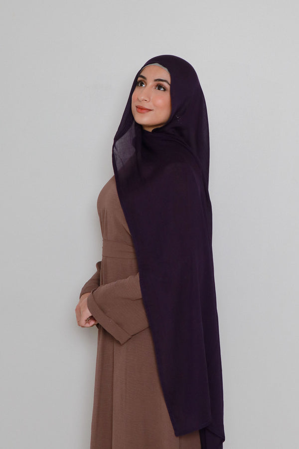 Rima Modal Scarf- Deep Purple