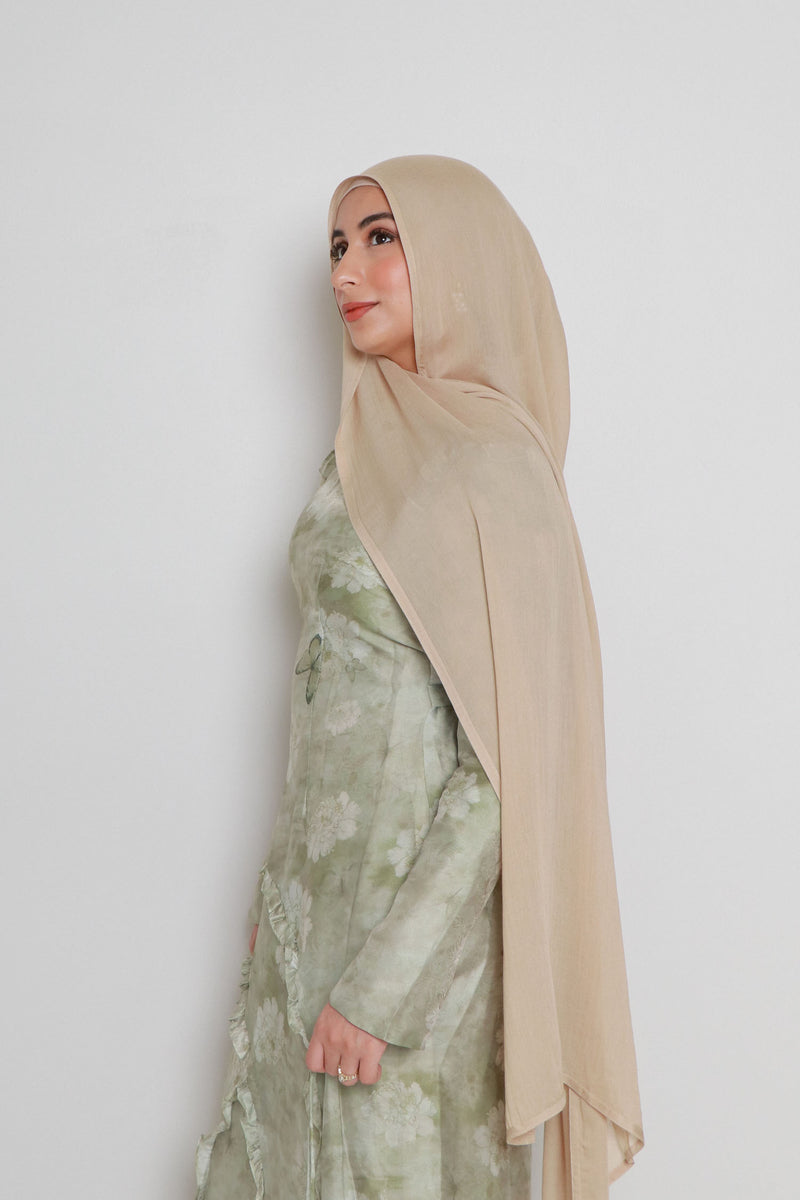 Rima Modal Scarf- Beige