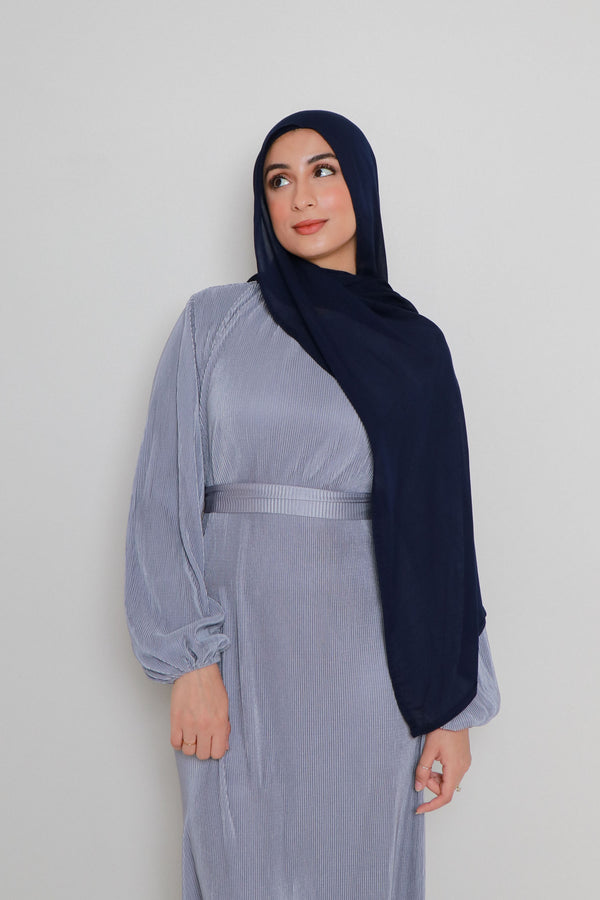 Rima Modal Scarf- Navy Blue