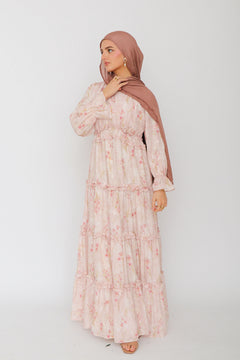 Emery Floral Maxi Dress- Pretty Pink