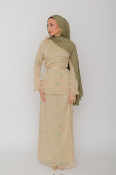 Talia Floral Set - Beige