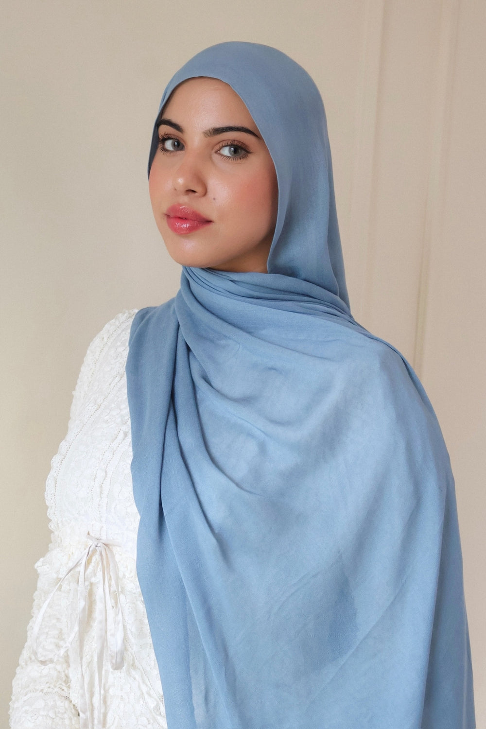 Premium Modal Scarf- Ocean Blue