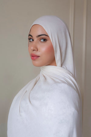 Premium Modal Scarf- Pearl