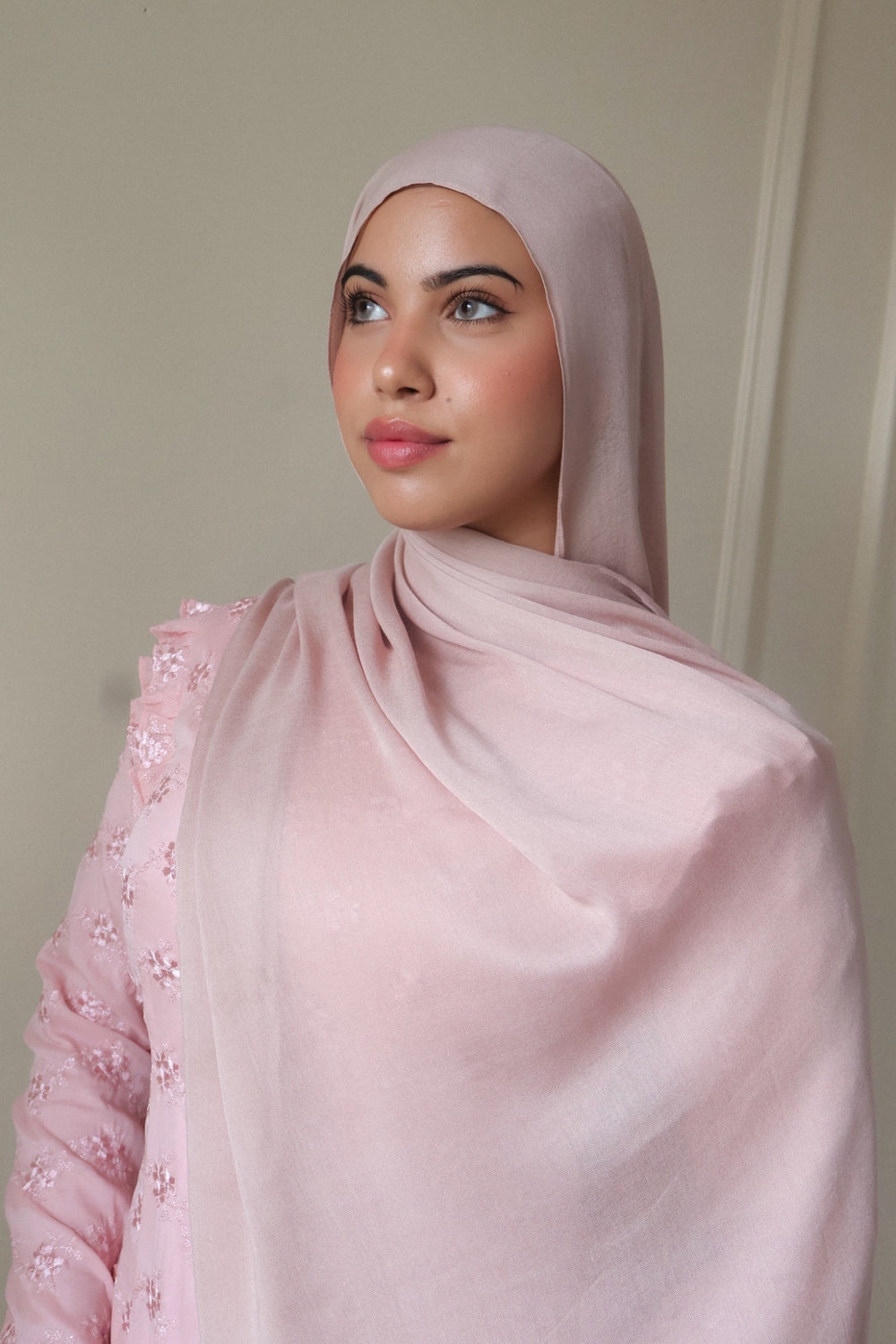 Premium Modal Scarf- Light Pink