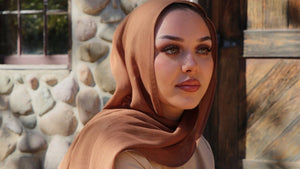 Rima Modal Scarf- Cinnamon