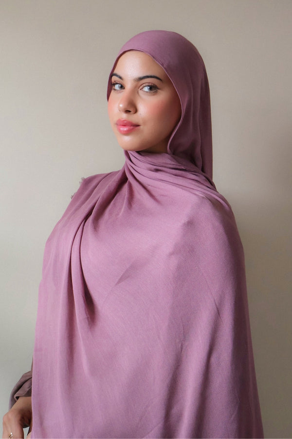 Premium Modal Scarf- Wildberry