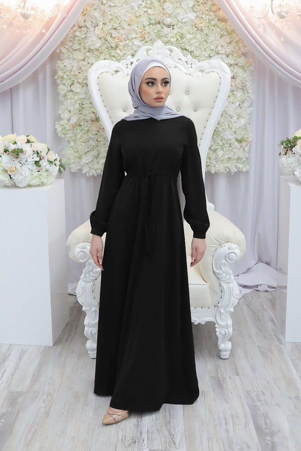 Deluxe Soft Essential Abaya- Black
