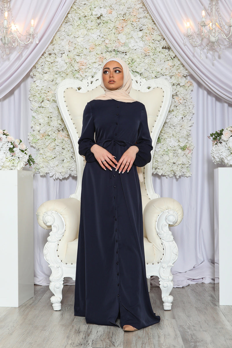 Bia Deluxe Soft Dress- Navy Blue