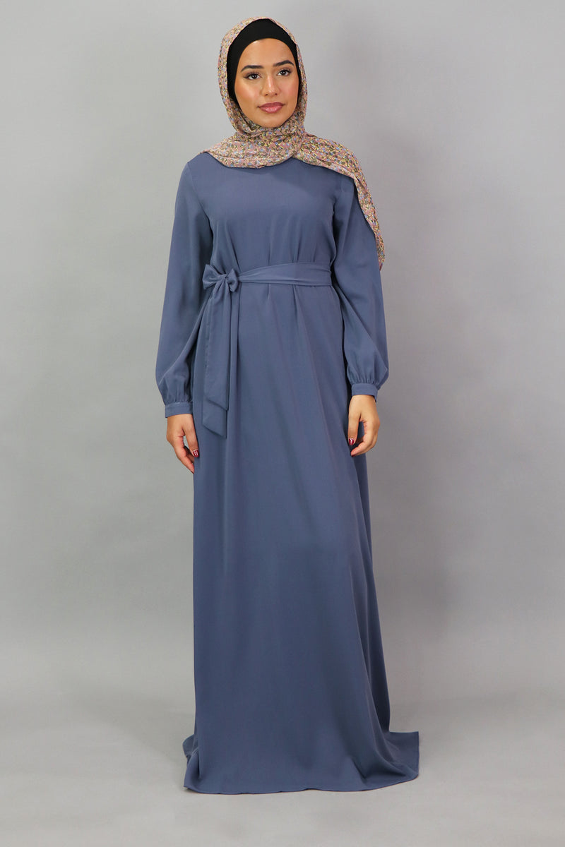 Serenity Blue Deluxe Soft Maxi Dress (5301032714408)