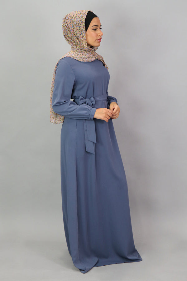 Serenity Blue Deluxe Soft Maxi Dress (5301032714408)