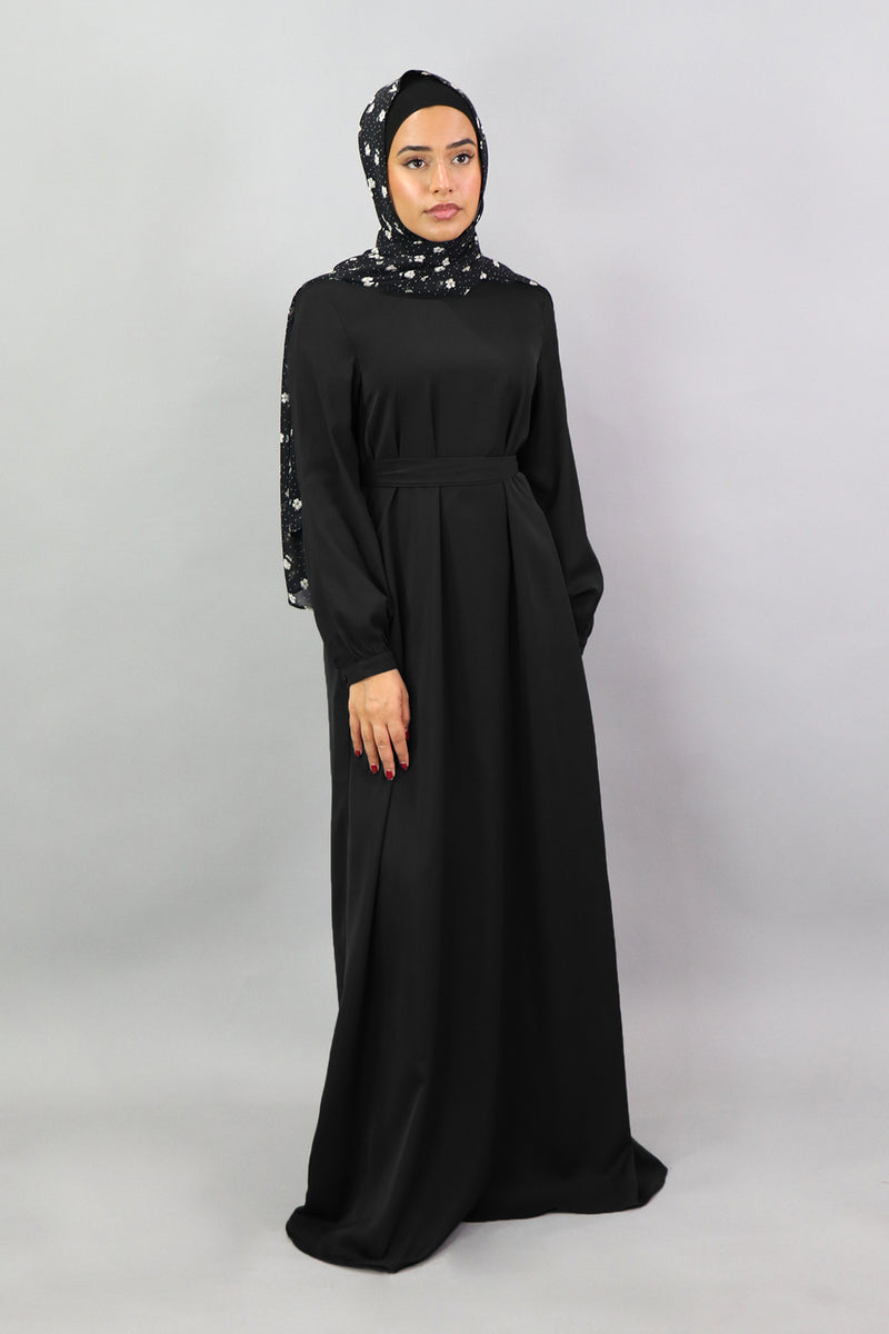 Black Deluxe Soft Maxi Dress (5301002272936)