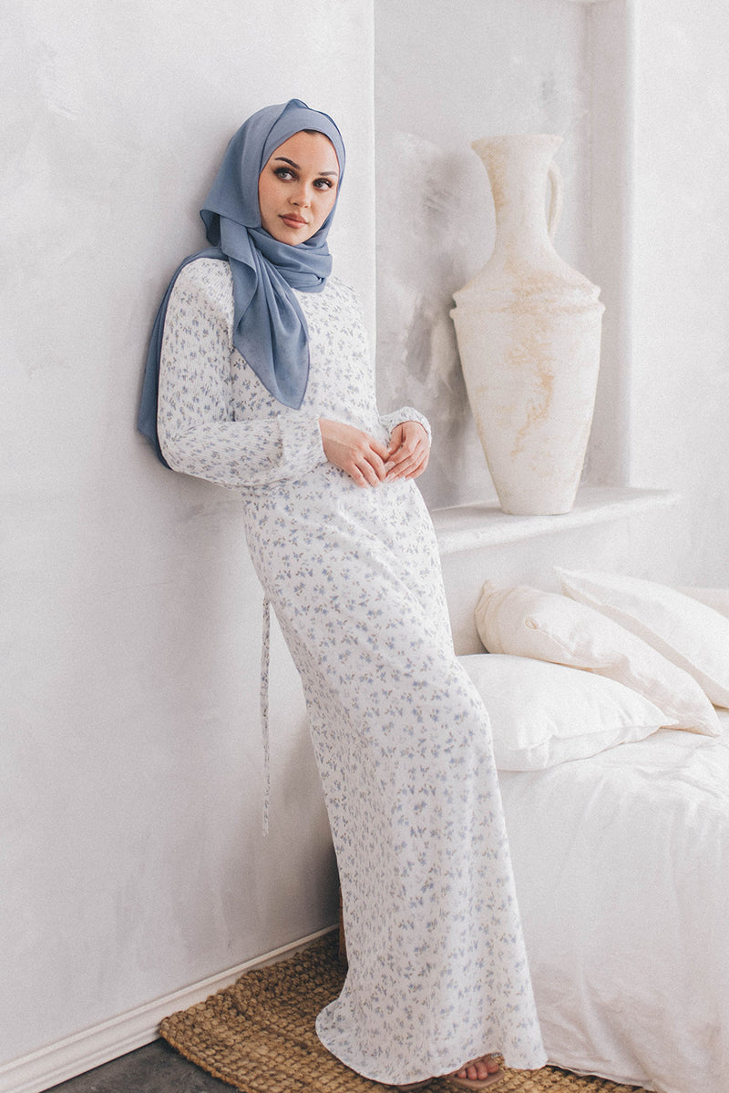 Aylana Floral Dress- Off White