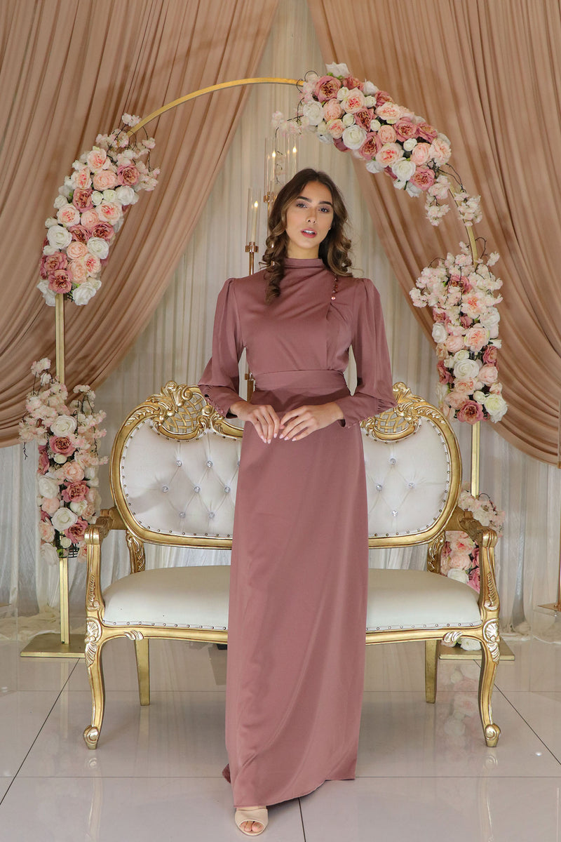 Emma Deluxe Soft Dress- Nude Pink