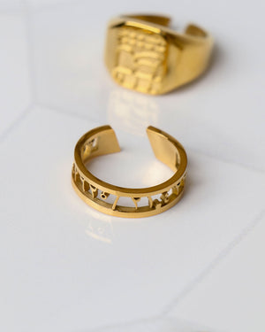 Kaaba Coordinates Ring | Premium