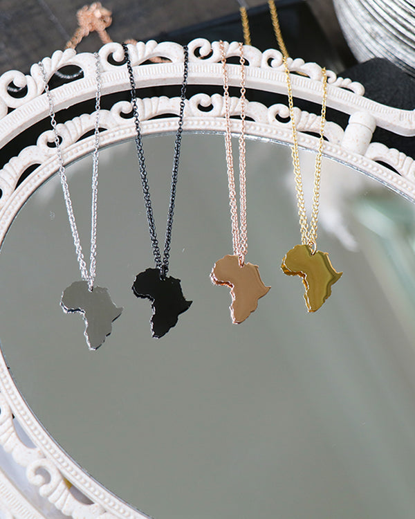 Birthplace Map Necklace- Africa