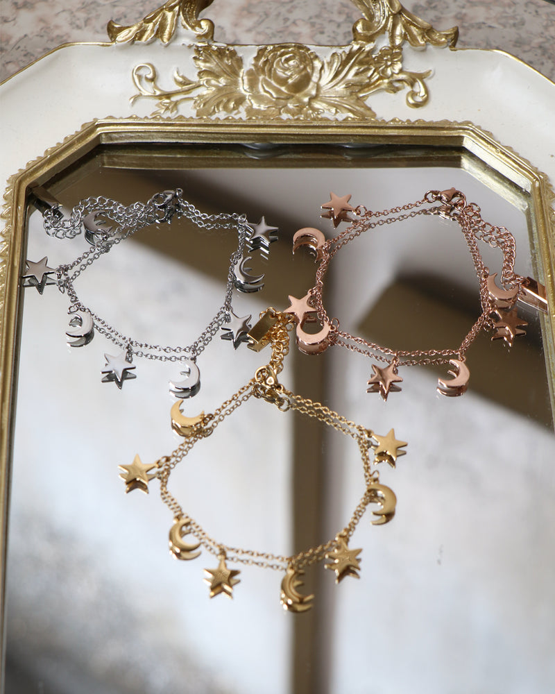 Moon & Star Bracelet