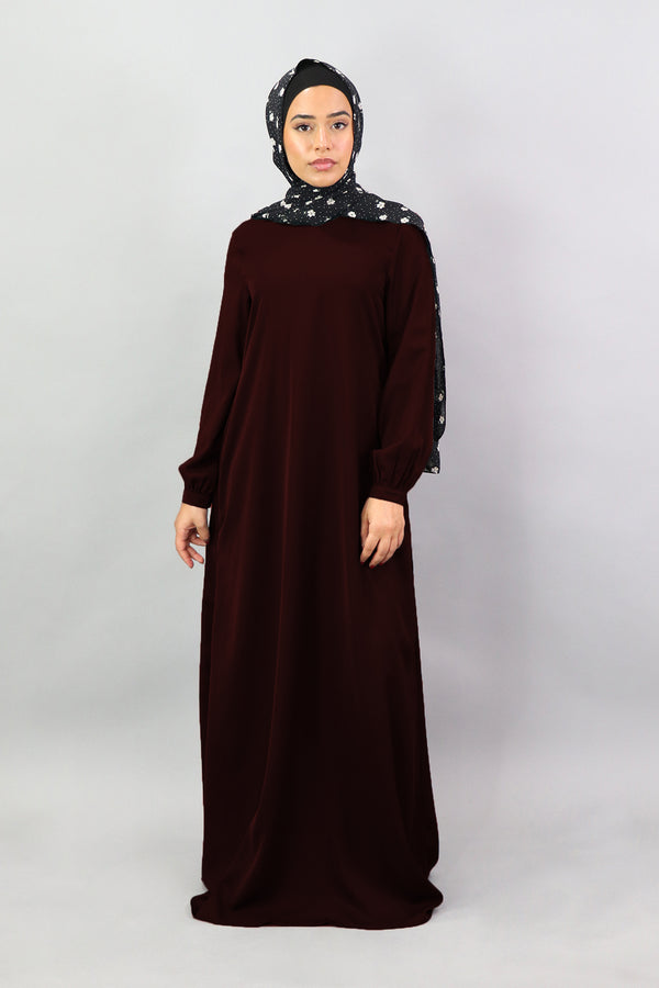 Mahogany Deluxe Soft Maxi Dress (5306286178472)