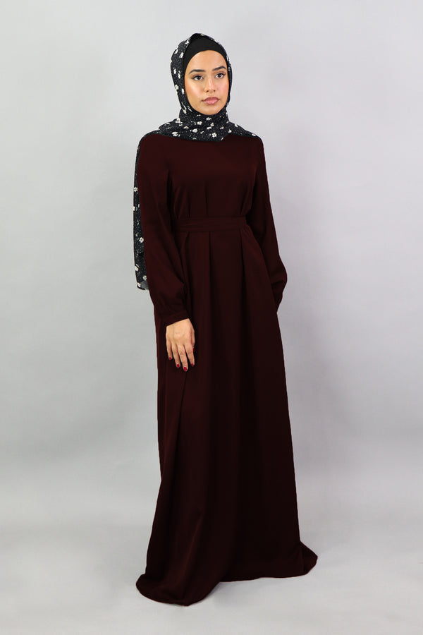 Mahogany Deluxe Soft Maxi Dress (5306286178472)