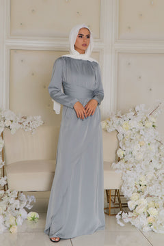 mint grey dress Mint Bridesmaid Dress Matte Satin Size 1X