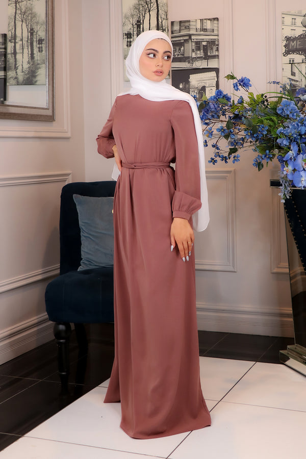 Nude Pink Deluxe Soft Maxi Dress