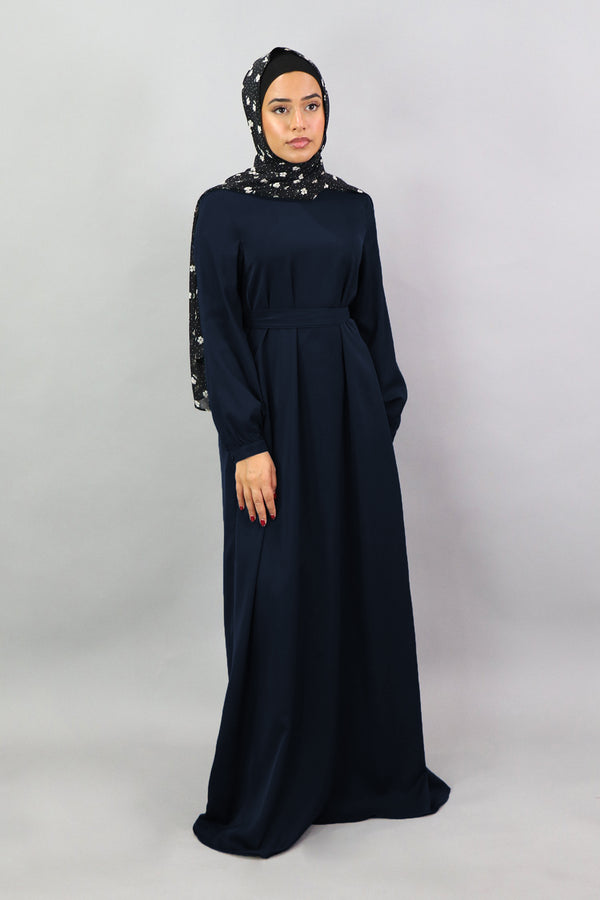 Navy Blue Deluxe Soft Maxi Dress