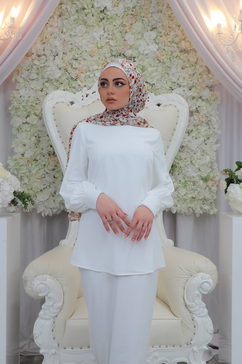 Deluxe Soft Blouse - White
