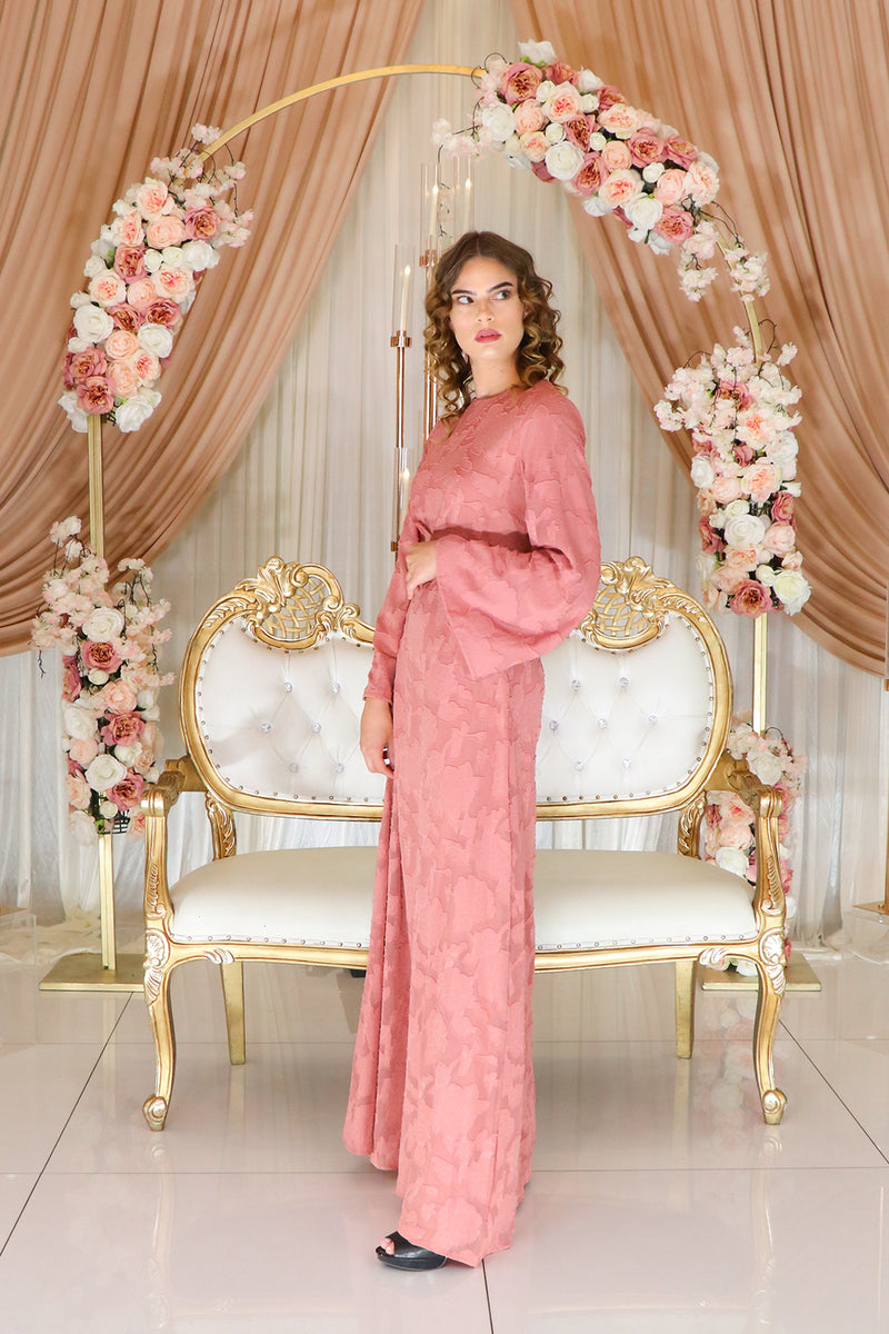 Camilla Lace Dress- Pink